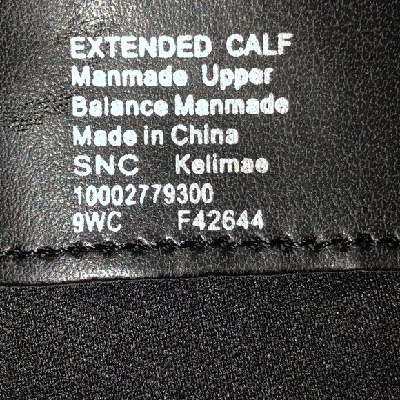 Style & Co Charcoal Gray Sued Block Heel Wide Calf Boots - Picture 5 of 8